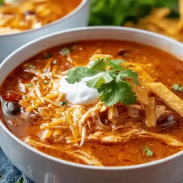 Crock Pot Chicken Tortilla Soup