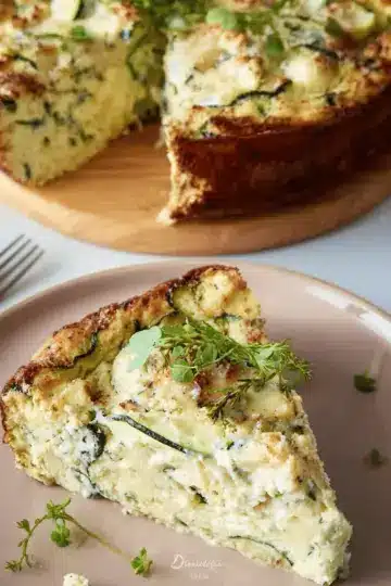 Keto Zucchini Ricotta Cheesecake