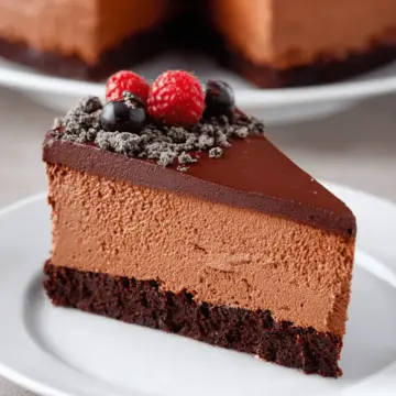 Vegan Chocolate Mousse Cake