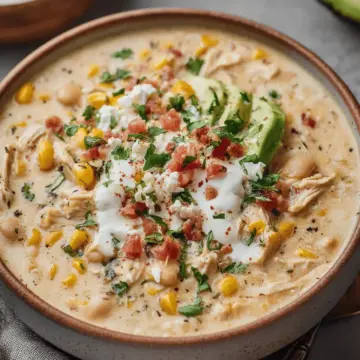 Mexican Street Corn White Chicken Chili