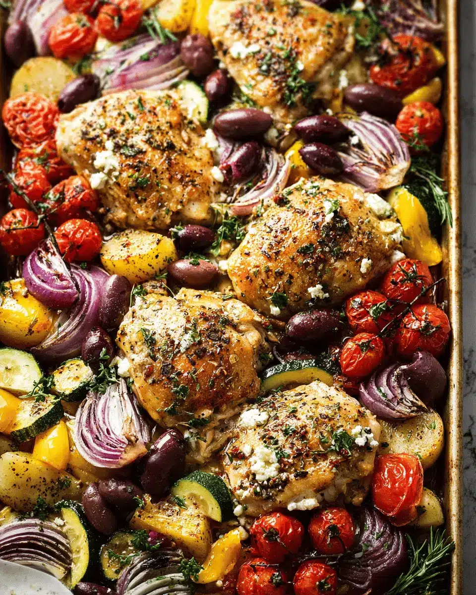 Greek Sheet Pan Chicken
