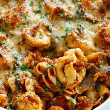EASY Baked Tortellini