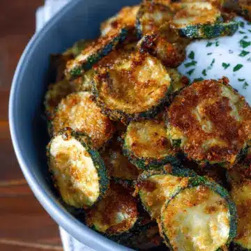 Crispy Baked Zucchini Chips Recipe