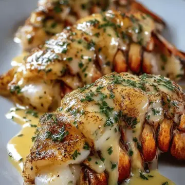 Creamy Garlic Butter Lobster Tails