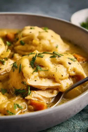 Slow Cooker Chicken and Dumplings