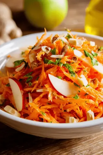 German Carrot and Apple salad