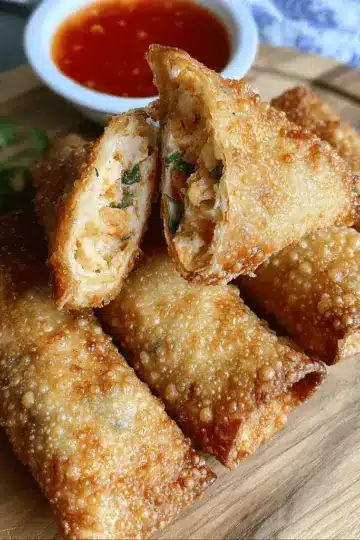 Crab Rangoon Egg Rolls