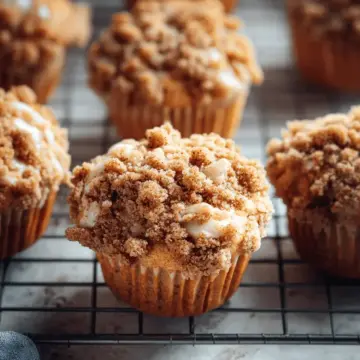 Cinnamon Streusel Apple Muffins