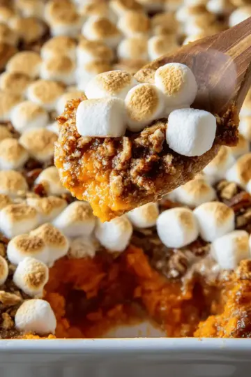 Sweet Potato Casserole With Marshmallows