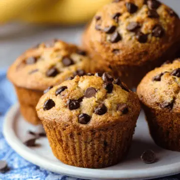 Banana Chocolate Chip Muffins