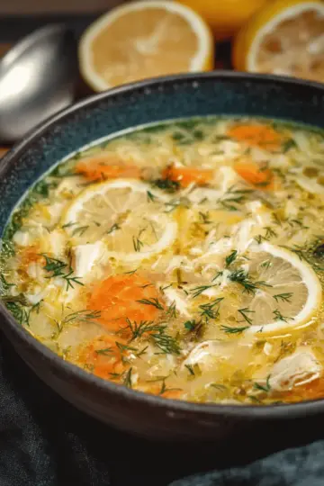 Greek Lemon Chicken Soup