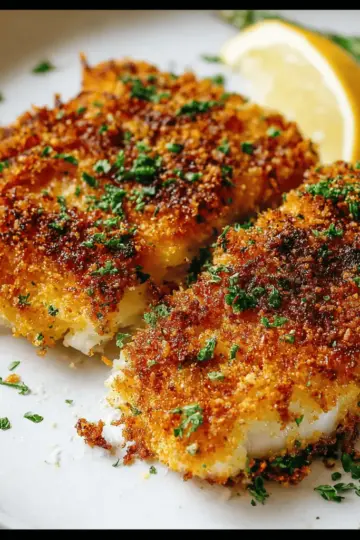 Incredible Crispy Parmesan Air Fryer Cod