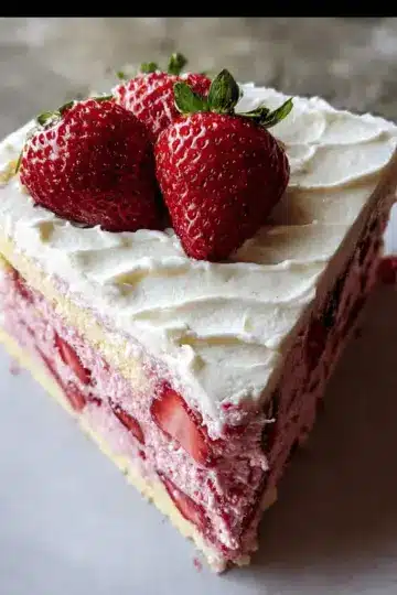 Homemade Strawberry Cake