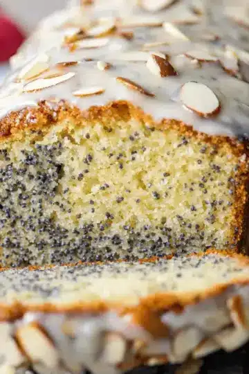Almond Poppyseed Loaf Cake