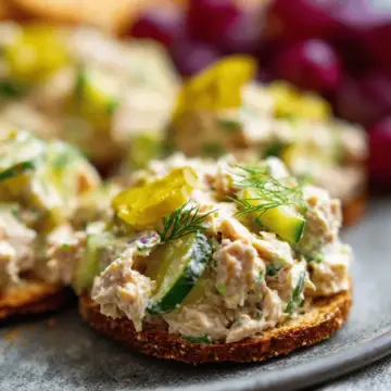 Dill Pickle Tuna Salad