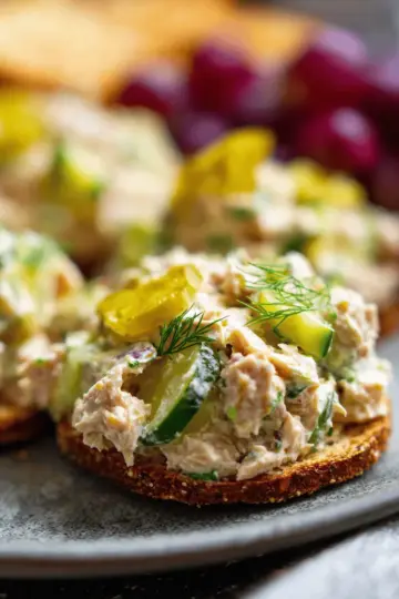 Dill Pickle Tuna Salad