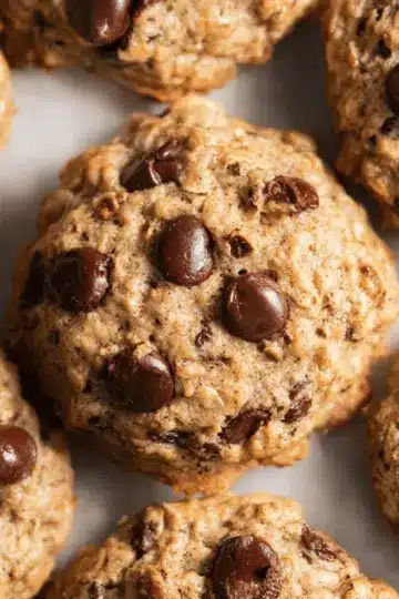 Chocolate Chip Banana Oatmeal Cookies