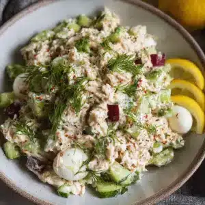 High Protein Cottage Cheese Tuna Salad