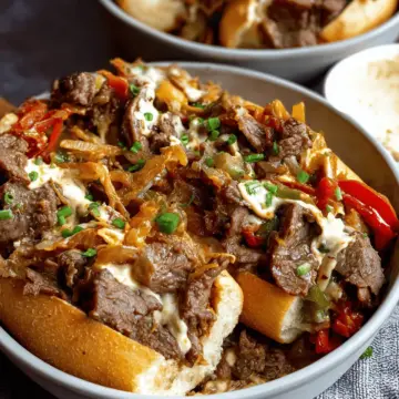 Philly Cheesesteak Bowls