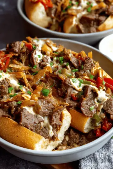 Philly Cheesesteak Bowls