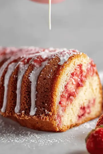 Strawberry Pound Cake
