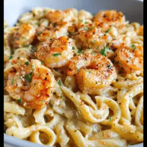 Creamy Garlic Shrimp Pasta