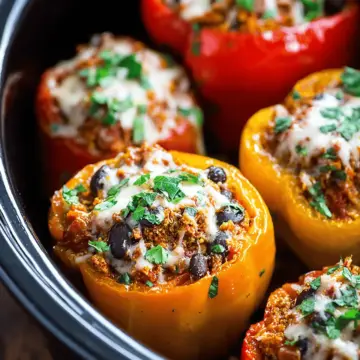 Crockpot Stuffed Peppers