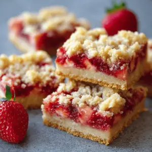 Strawberry Crumb Bars