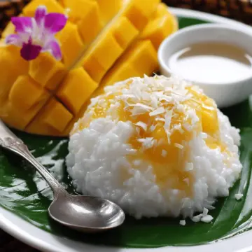 Authentique mango sticky rice