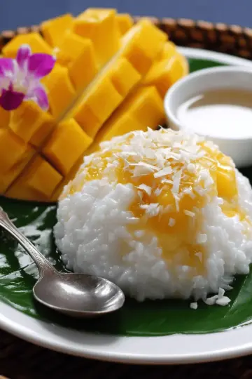 Authentique mango sticky rice