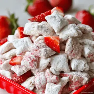 Strawberry Shortcake Puppy Chow
