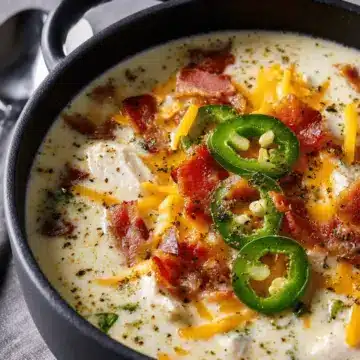 Jalapeño Popper Chicken Soup