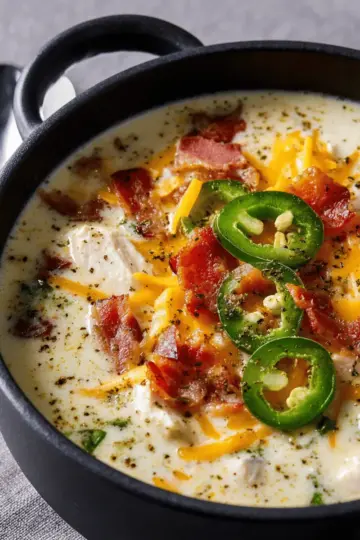 Jalapeño Popper Chicken Soup