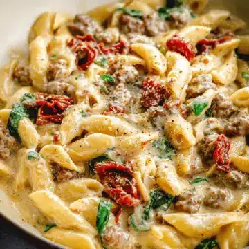 Creamy Tuscan Sausage Pasta