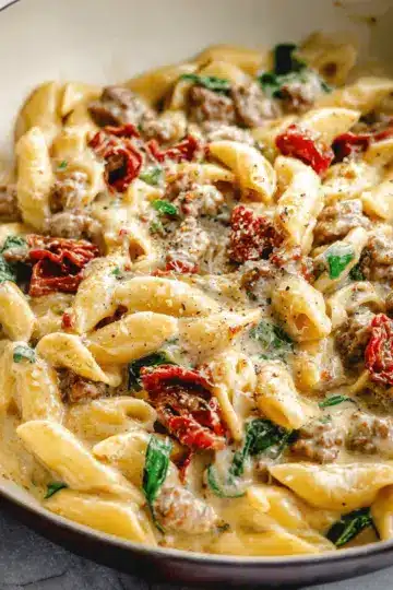 Creamy Tuscan Sausage Pasta