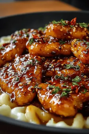 Sweet and Spicy Honey Pepper Chicken