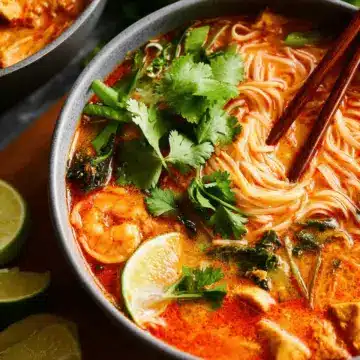 Thai Red Curry Noodle Soup
