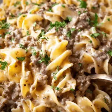 Ground Beef Stroganoff