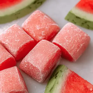 Watermelon Mochi