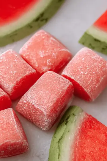 Watermelon Mochi