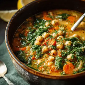 Lemony Chickpea Soup