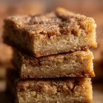 Cinnamon Sugar Blondies