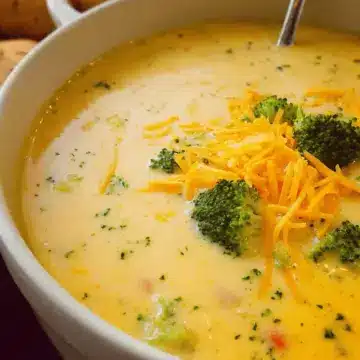 Cheddar Broccoli Potato Soup