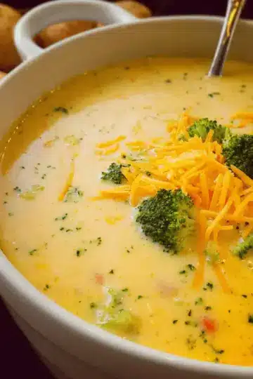 Cheddar Broccoli Potato Soup
