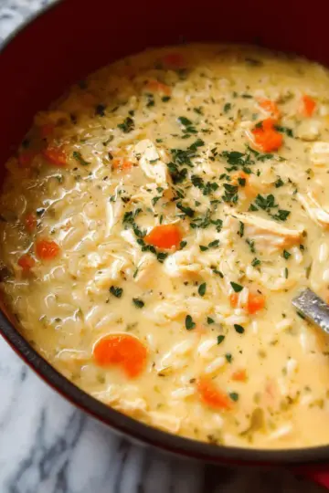 Creamy Chicken and Rice Soup