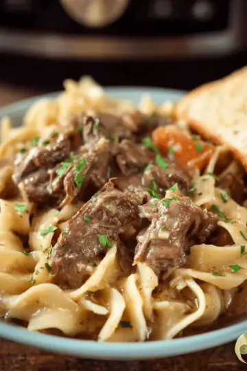 Crock Pot Beef and Noodles