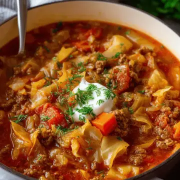 Cabbage Roll Soup