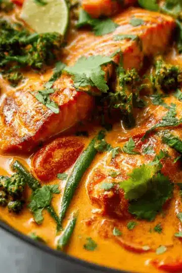 Salmon Coconut Curry
