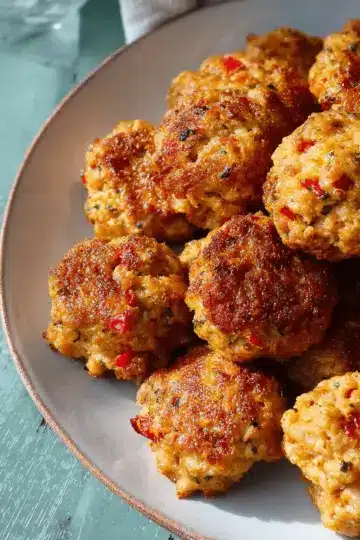 Pimiento Cheese Sausage Balls
