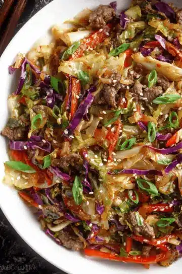 Beef and Cabbage Stir Fry